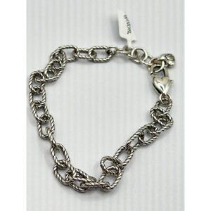 Brighton Snap charm bracelet or wear alone NWcut tag 7-8 1/4"  #36